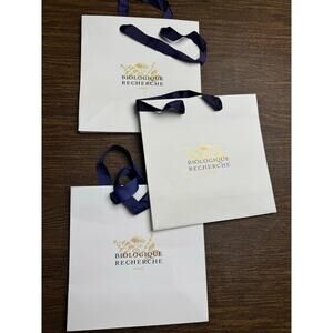 Biologique Recherche Set of 3 Shopping Bags 9x9"